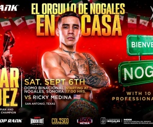 September 6: Oscar Valdez to meet Ricky "El Castigo" Medina in Nogales boxrec oddschecker