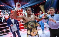 IBO super-middleweight world champion Osleys Iglesias scores scary KO over Evgeny Shevdenko watch full fight highlights clip what happened canelo wiki who is he boxer cuban