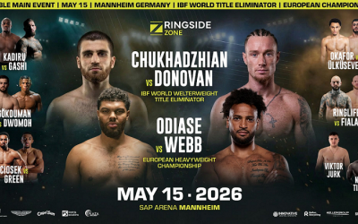 Ringside Zone Paddy Donovan will face Karen Chukhadzhian in IBF world title eliminator boxrec wiki fight time date tv channel undercard nick webb heavyweight florian winter Emanuel Odiase
