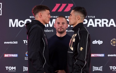 Pat McCormack names title fight and opponent he wants next after he beats Miguel Parra bitish european commonwealth conah walker dazn frank smith ceo matchroom boxing boxrec wiki