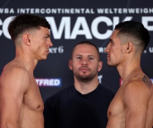 Pat McCormack vs Miguel Parra weigh-in results and running order Pat McCormack vs Miguel Parra weights, running order, ringwal times, quotes dazn