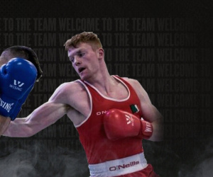 Outstanding Irish National Champion Paul Ryan signs with MTK Global amateur professional boxrec 