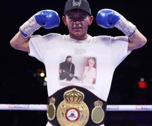 Peter McGrail decisions unbeaten Fran Mendoza to become WBA Continental super bantamweight champion boxrec watch full fight highlights everton red triangle gym boxrec brother joe