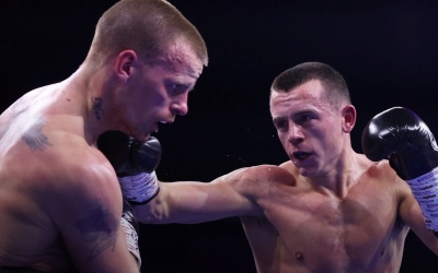 Peter McGrail decisions former British champ Marc Leach then calls for Dennis McCann British title fight boxrec highlights predictions oddschecker eddie hearn jarico oquinn rematch hoenix america liverpool