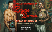 How to watch Xander Zayas vs Abass Baraou unification clash january 31 top rank 