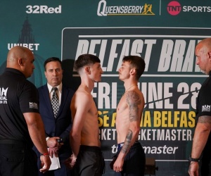 Pierce O’Leary vs Darragh Foley weigh-in results and schedule of fights boxrec tnt sports what time start how to watch tv channel discovery boxing