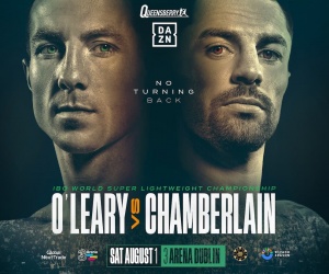 Pierce O'Leary faces Mark Chamberlain in maiden IBO world super-lightweight title defence boxrec wiki how to watch frank warren dazn