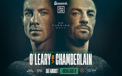 Pierce O'Leary faces Mark Chamberlain in maiden IBO world super-lightweight title defence boxrec wiki how to watch frank warren dazn