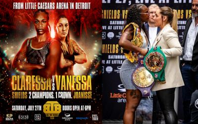 Claressa Shields challenges world heavyweight champion Vanessa Lepage-Joanisse on July 27 boxrec wiki fight how to watch predictions oddschecker