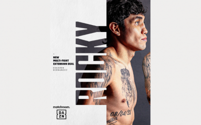 Eduardo ‘Rocky’ Hernandez has penned a multi-fight promotional deal with Eddie Hearn and Matchroom boxrec oshaquie foster fight round of the year watch