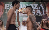How to watch Rafael Espinoza vs Arnold Khegai Rafael Espinoza vs Arnold Khegai weigh-in results quotes ringwalks TV channel boxrec wiki results bets oddschecker