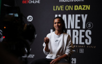 Undefeated Somali star Ramla Ali makes American debut in Las Vegas on Haney-Linares undercard who is she boxrec what time start ringwalks tv channel live stream
