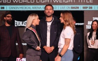 Rhiannon Dixon vs Terri Harper weights, running order, ringwalk times fight details reports results live on dazn boxrec wiki matchroom oddschecker predictions