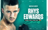 Rhys Edwards signs with BOXXER after impressing against Peter McGrail boxrec ben shalom how to watch trainer gary lockett riyadh fight highlights stats tale of the tape reach height