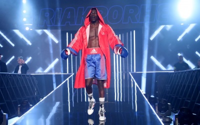 Unbeaten cruiserweight Richard Riakporhe wbo 1 faces European title challenger Dylan Bregeon on November 18th tickets wolverhampton boxrec predictions fight preview who wins oddschecker sky sports NBC’s streaming service Peacock tv channel USA