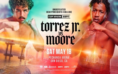 Battle of the unbeaten heavyweights confirmed as Richard Torrez Jr. and Brandon Moore meet in MayBattle of the unbeaten heavyweights confirmed as Richard Torrez Jr. and Brandon Moore meet in May boxrec fight time date tv channel how to watch predictions