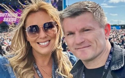 Ricky Hatton's ex-girlfriend Claire Sweeney breaks silence with emotional tribute dated dancing on ice brookside wiki 2024 2025 why did they split up who is she