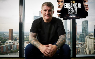 Ricky Hatton provides conor Benn vs chris Eubank Jr watch preview fight prediction new date when is it wales cardiff tickets dazn ppv price cost trainer bookies favourite
