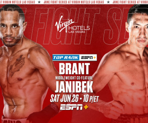 Rob Brant vs Janibek Alimkhanuly Middleweight Showdown Set for Lomachenko-Nakatani Co-Feature fight time date tv channel undercard ringwalks