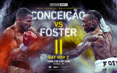 Run it back: Robson Conceição vs O'Shaquie Foster II confirmed for November 2 in New York boxrec fight time date tv channel how to watch espn predictions highlights boxer