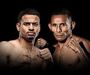 Rolando “Rolly’’ Romero comes from behind to win the vacant WBA super-lightweight with bizarre stoppage win against Ismael Barroso boxrec fight time date tv channel what happened phara davies next