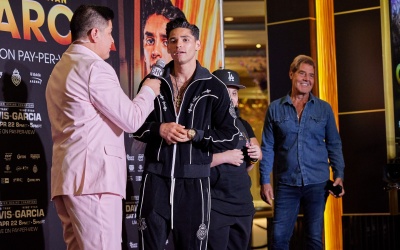 Ryan Garcia reveals why Devin Haney fight broke down and reveals his next fight date and opponent rolly rolando romero boxrec may 5th how to watch trainer tv channel fight date