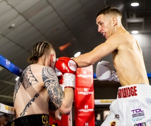 Wallsall Winner boxrec Ryan Woolridge sizzles in stoppage win at the Bescot Stadium watch fight highlights bcb promotions boxing