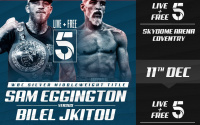 Sam Eggington faces two-time WBC Mediterranean titlist Bilel Jkitou silver boxrec frenchman france who is he what time date tv channel 5