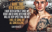 Unbeaten Sam Noakes talks about his recent injury and ring return against Calvin McCord boxrec fight time date tickets tv channel how to watch bt sport boxrec o2 arena maidstone kent boxer interviews
