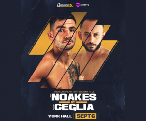 Sam Noakes set to defend European lightweight title to mandatory challenger boxrec fight time date tv channel live stream links