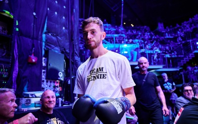 Undefeated Sam Rennie Shamal Ram Aunj two-time champion isle of man first ever boxing champion boxer australia tony tolj thunderdome how to watch