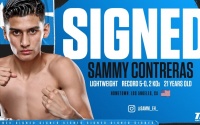 Top Rank signs undefeated lightweight prospect Sammy Contreras bob arum wiki boxrec california los angeles la who is he insta tapology