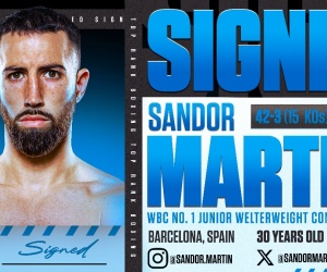 WBC #1 super-lightweight Sandor Martin signs with Top Rank No.1 world rankings champion boxrec spain Spanish spaniard wiki tapology devin haney mandatory challenger 