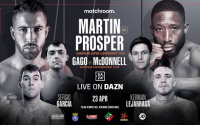 Sandor Martin vs Kay Prosper and Andoni Gago vs Gavin McDonnell moved to April 23