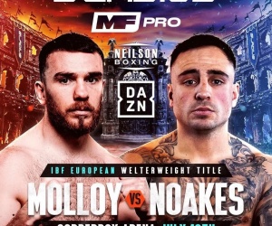 Sean Noakes challenges Kieran Molloy for his IBF European welterweight title boxrec wiki fight time date tv channel how to watch
