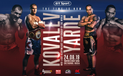 Sergey Kovalev vs Anthony Yarde betting options