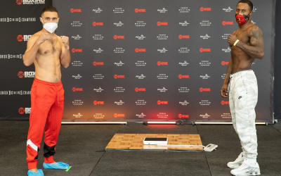 Sergey Lipinets vs Custio Clayton weights weigh in