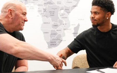 Shakur Stevenson signs with Zuffa boxing wiki tapology boxrec four weight division world champion title next fiight dana white manager trainer newark