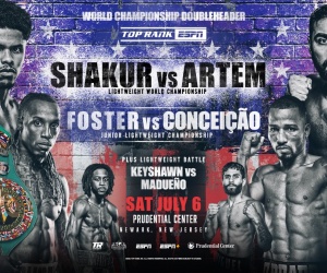 Shakur Stevenson defends WBC lightweight championship against Artem Harutyunyan on July 6 in his hometown of Newark boxrec fight time date tv channel predictions tv channel