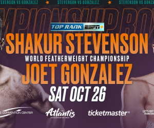 Shakur Stevenson vs Joet Gonzalez