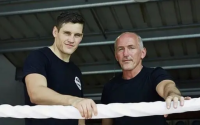 Barry McGuigan proudly praises his son Shane boxrec amateur career national titles professional boxing whitstable kent faversham boxing coach club won titles aba blane carl frampton irish