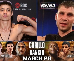 Shohjahon Ergashev and Vladimir Shishkin both back in the ring on March 28 fighting for their world rankings boxrec wiki how to watch