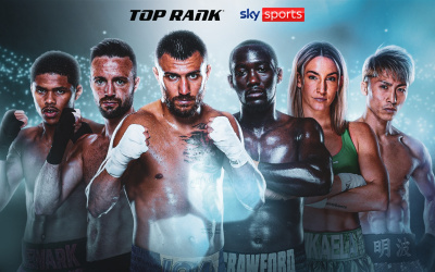 Sky Sports announce new partnerships with Top Rank and BOXXER, launching in August Shakur Stevenson against Jeremia Nakathila bob arum matchroom boxig
