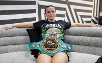 WBC World featherweight champion Skye Nicolson looks ahead to huge homecoming Down Under in Australia eddie hearn affair wiki boxrec amanda serrano fight sarah mahfoud highlights