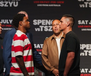 Errol Spence Jr. vs Tim Tszyu press conference quotes refused snubbed handshake boxrec wiki fight preview predictions