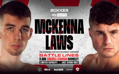 Stephen McKenna vs Joe Laws clash for WBC International Silver super-welterweight title on Chelli-Simpson card predictions oddschecker who wins why how tickets sky sports ringwalks boxrec