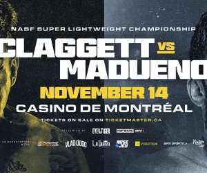 Steve Claggett vs Miguel Madueno NABF super-lightweight champion Steve Claggett defends title to heavy-handed Miguel Madueno on November 14 in Montreal boxrec ho