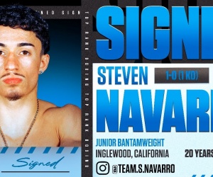 13-time U.S. national amateur champion Steven “Kid Dynamite” Navarro signs pro deal with Top Rank boxrec record fight time date tv channel watch highlights youtube bob arum