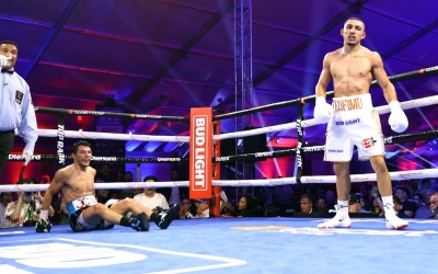 Takeover Reloaded Teofimo Lopez stops Pedro Campa in super-lightweight debut josh taylor watch fight time date tv channel youtube full next tickets interview regis prograis who wins