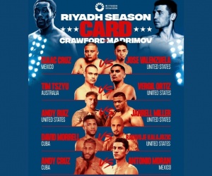 Terence Crawford challenges Israil Madrimov for WBA and WBO Interim world super-welterweight title on August 3rd in LA boxrec fight times date tv channel riyadh season turki alalshikh wiki predictions oddschecker how to watch